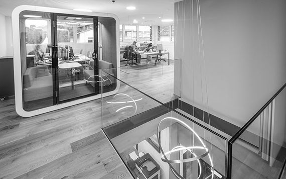 Innenarchitektur der Firma Schlüssel Koch GmbH, Feldkirch